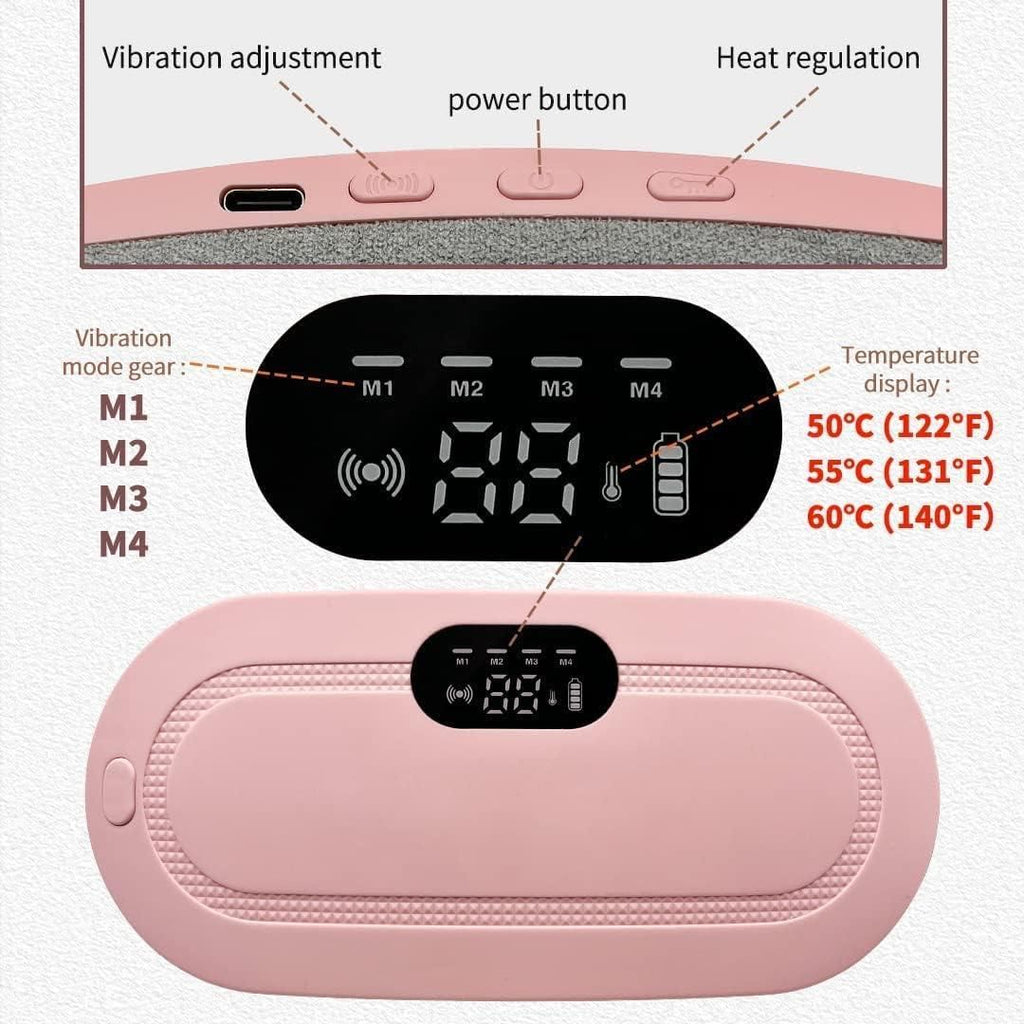 Electric Heating Pad Belt - Pink 4