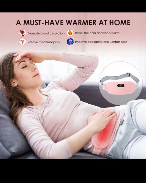 Electric Heating Pad Belt - Pink