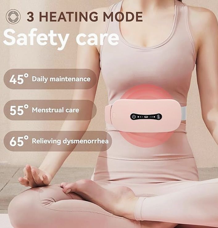 Electric Heating Pad Belt - Pink 3
